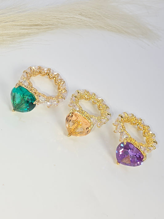 Royal Glass Princess Ring