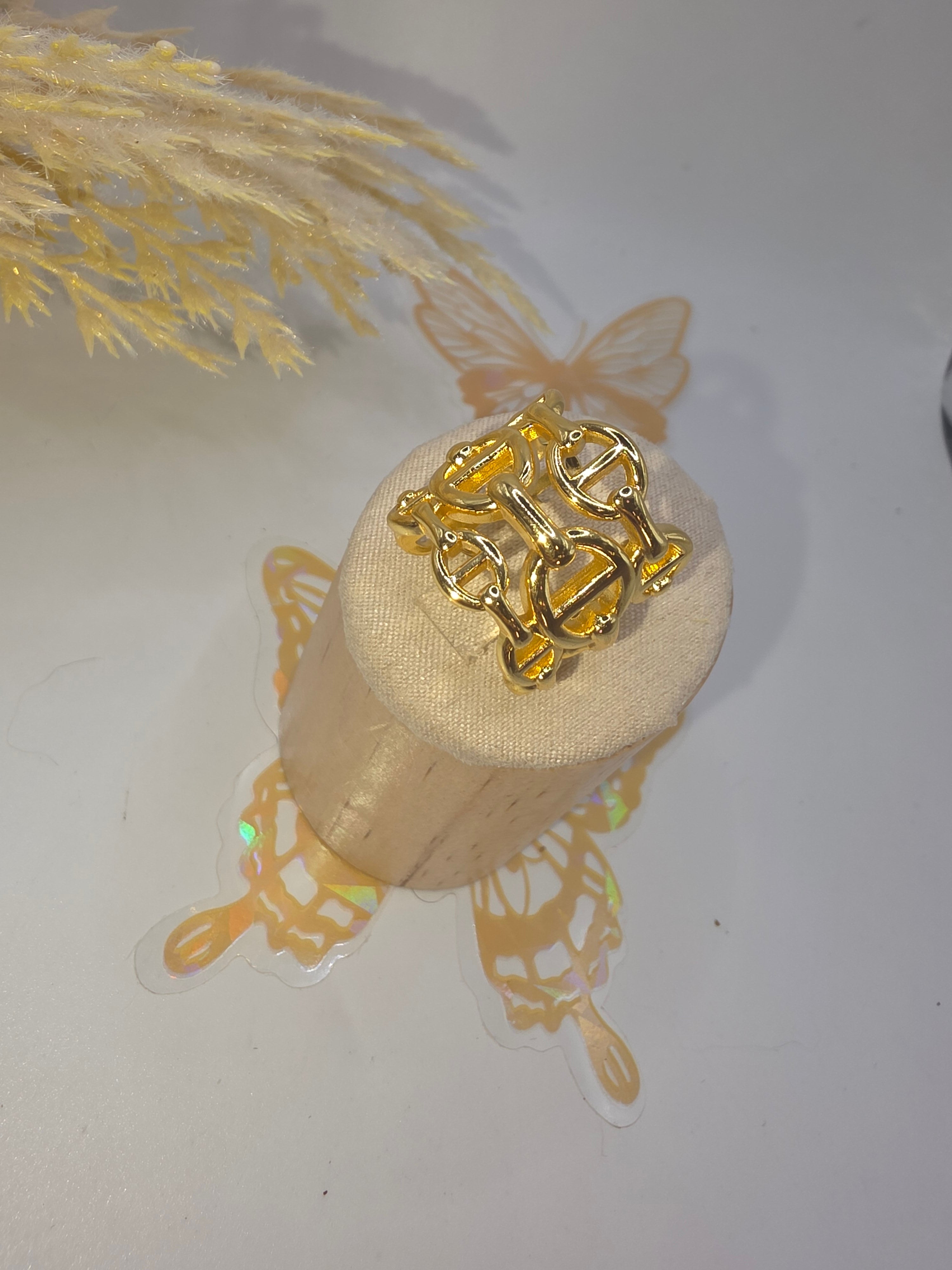 Anillo Tejido GG Ajustable a 7/8/9