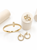 Set Brazalte 7inch/ Anillo y Aretes  Impirado