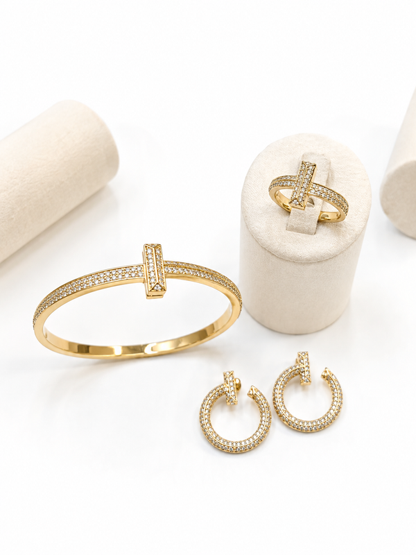 Set Brazalte Impirado-Size Anillo  7inch