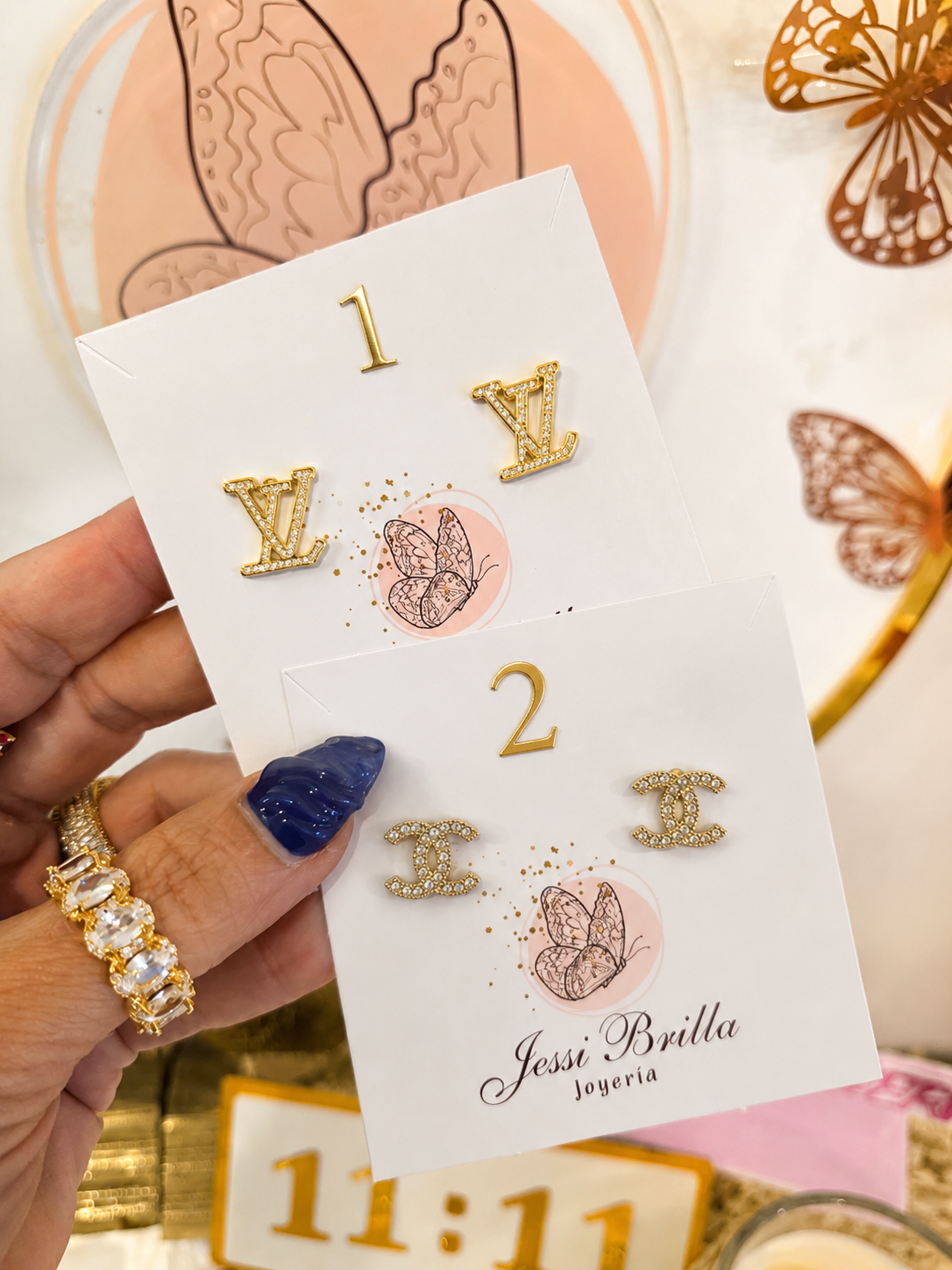 Aretes hermosos para ti te gusta el 1 o el 2?