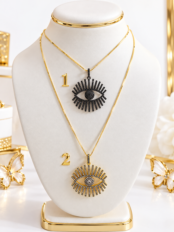 CADENA AJUSTABLE CON OJO RUCO EN CRISTAL