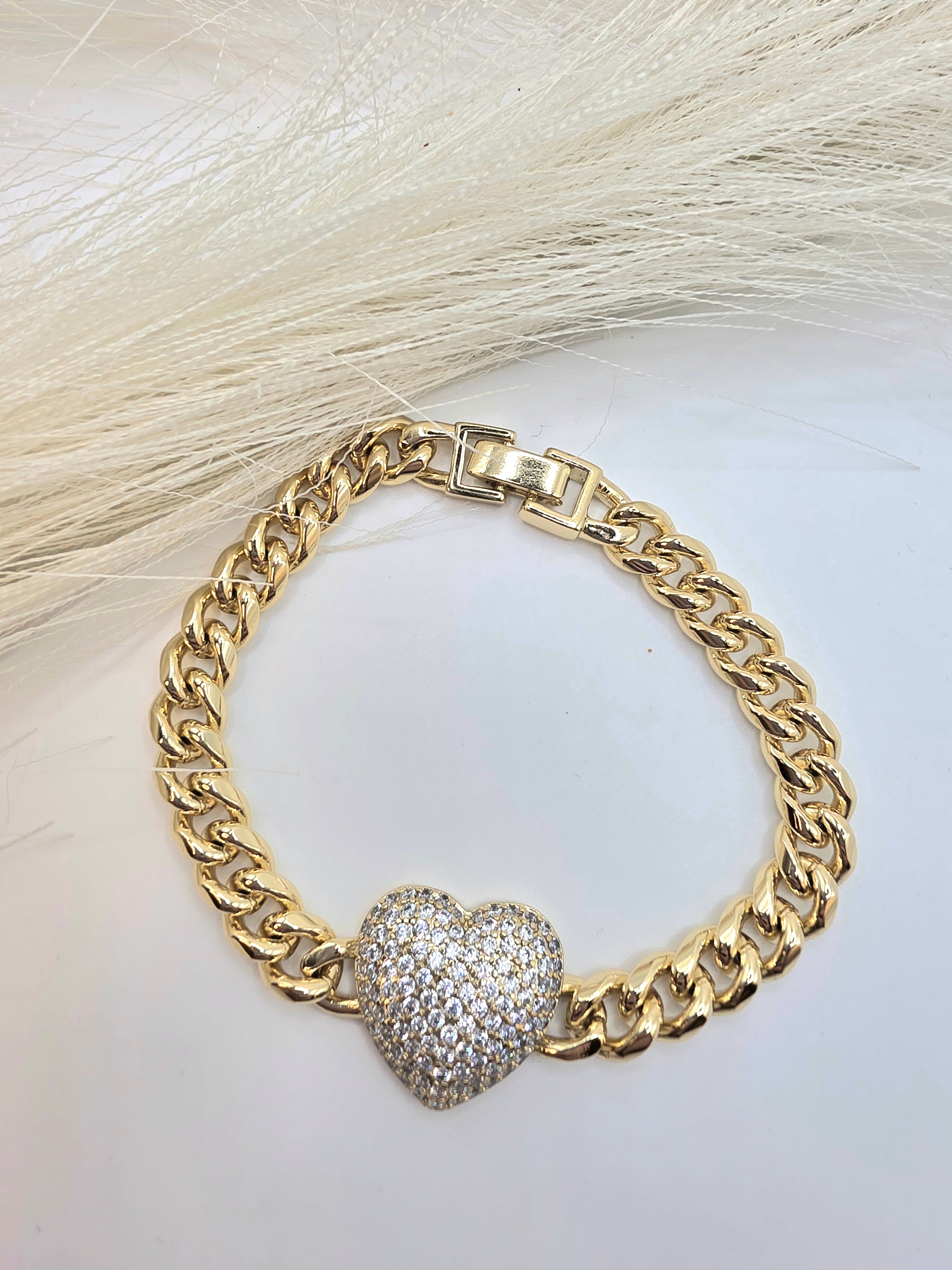 Pulsera de Corazon Size 7inch