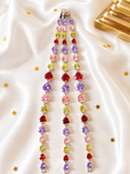 Pulsera Silver en colores para ti-  Sise 7inch con extension