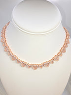 Glass Heart Choker 5AA