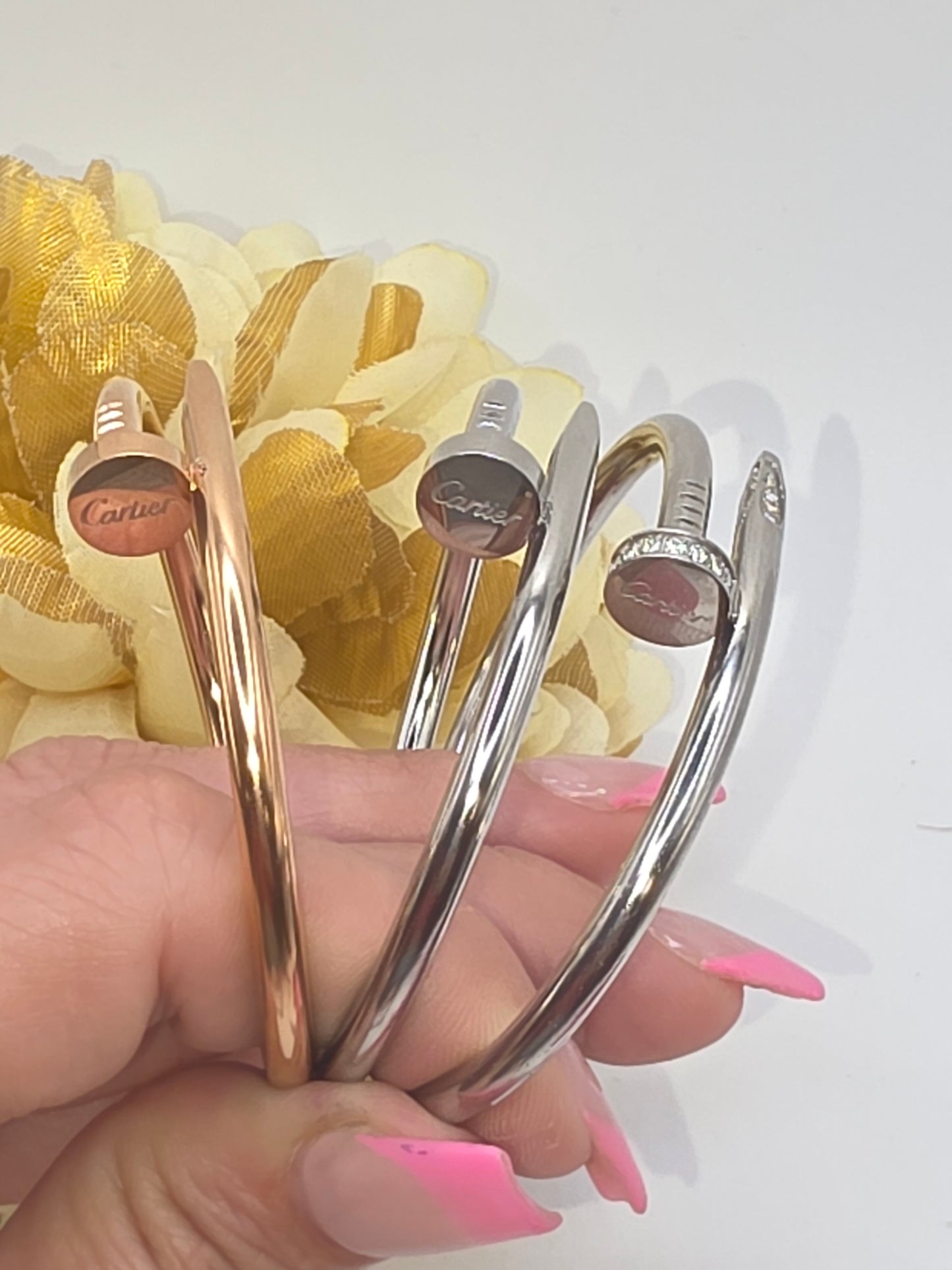 Clavos lisos cartier 7inch