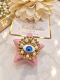 Anillo de Ojo azul - ajustable