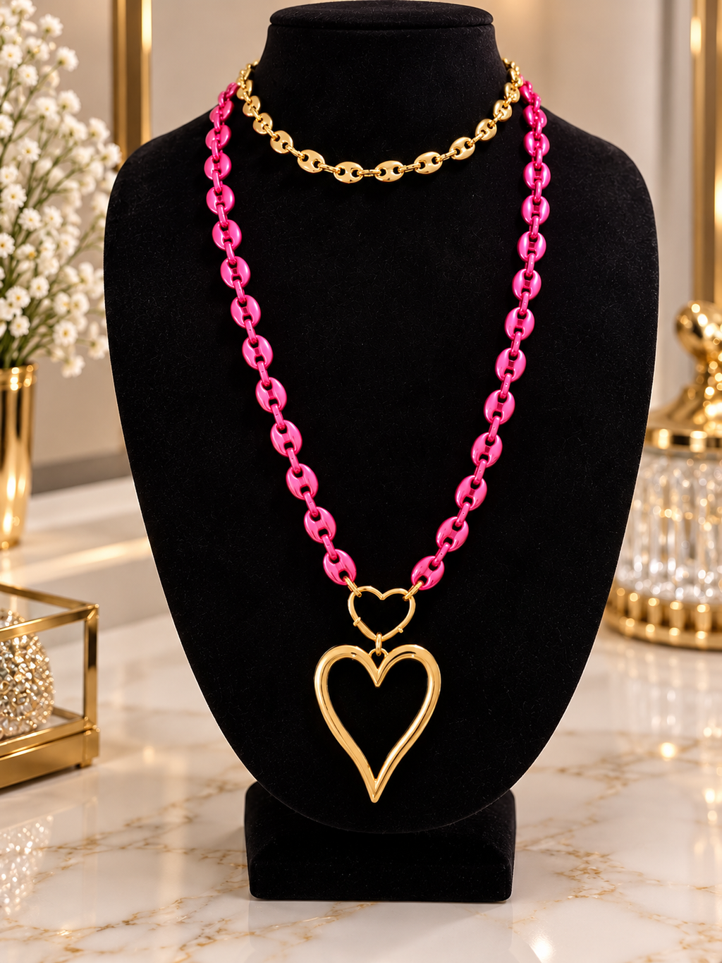Collar de 24cm doble que te va encantar