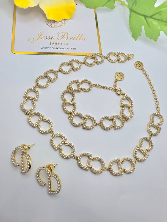Set de CD con perla