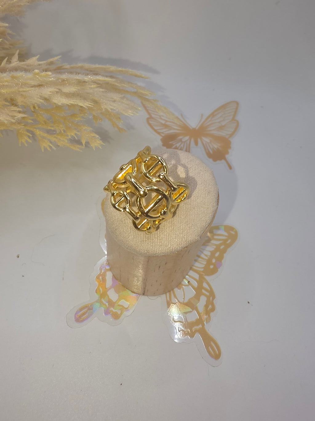 Anillo Tejido GG Ajustable a 7/8/9