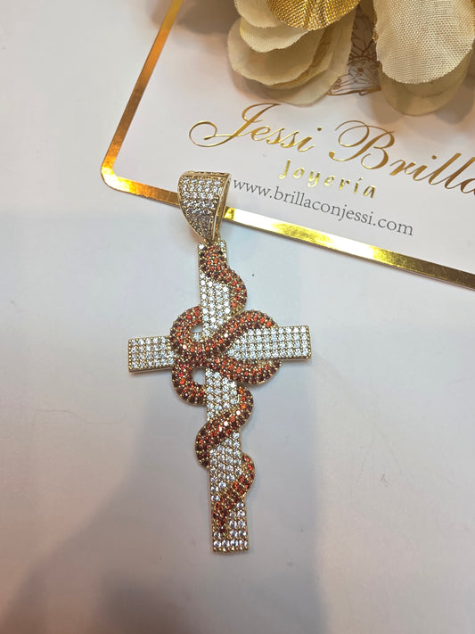 Dije de Cruz y Culebra