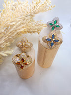 LV Flower Glass Rings