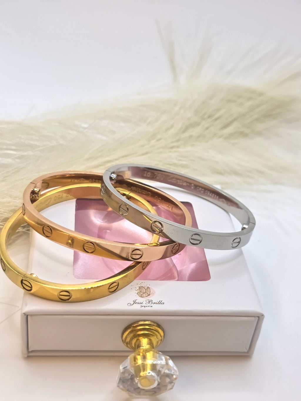 Cartier Silver /Gold / Rose Gold Size 7inch