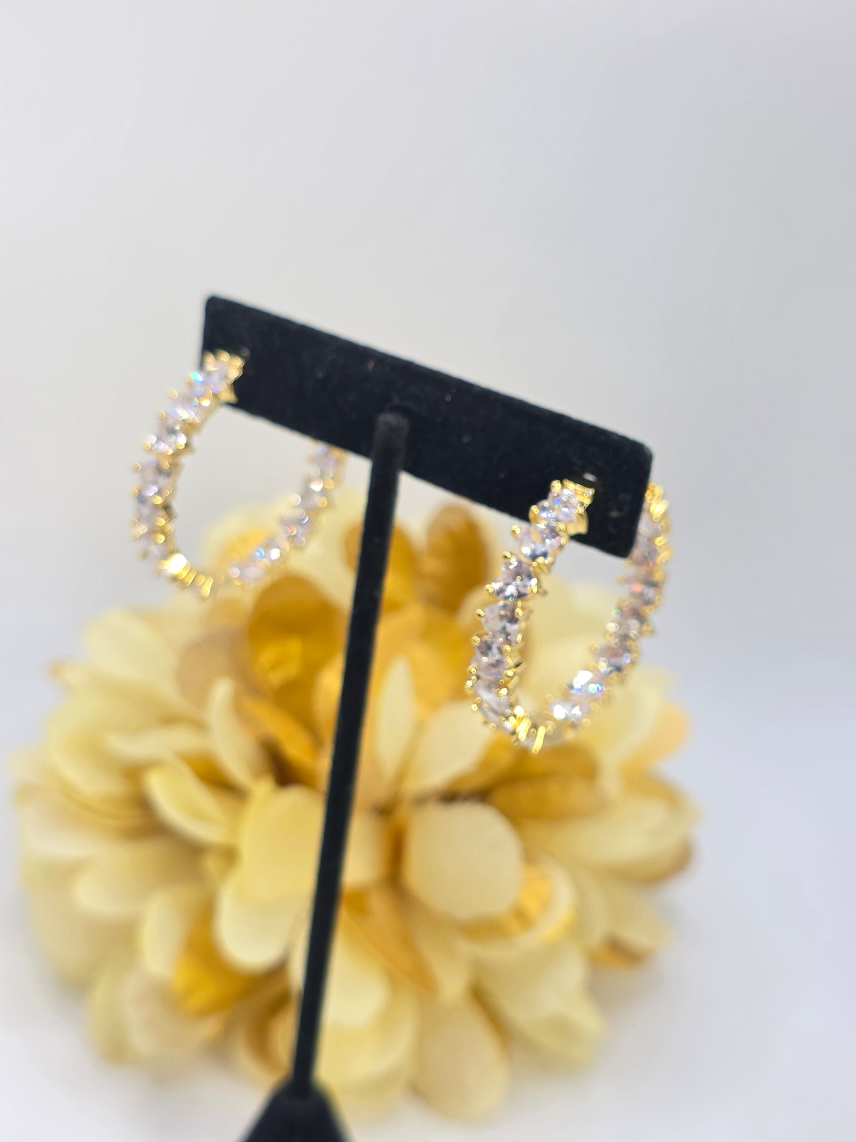 25mm Real Glass Hoops