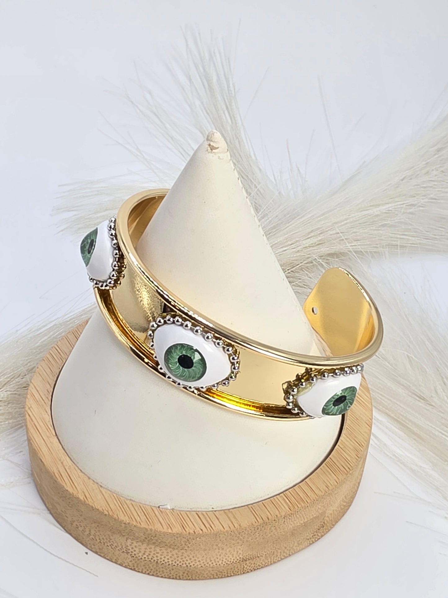 Brazalete 3 ojos Turcos de Vidrio