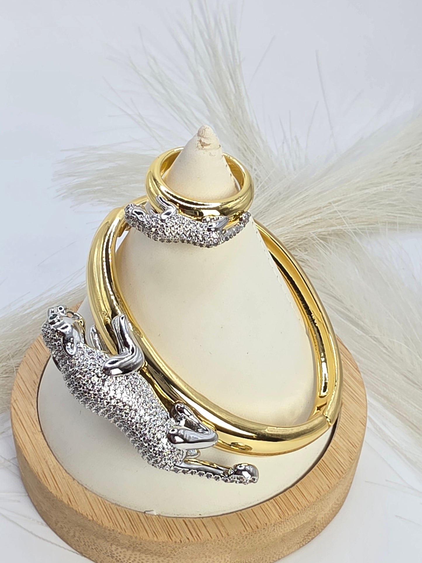 Panther Set: Ring Size 7 / Bracelet Size 7.5