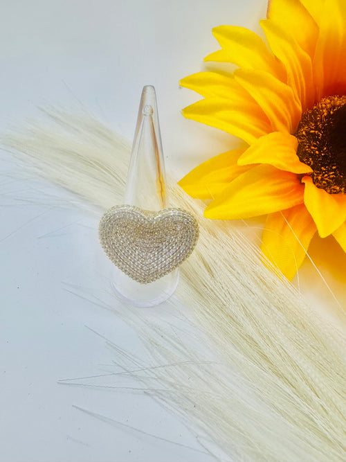 Large Puffed Heart Ring